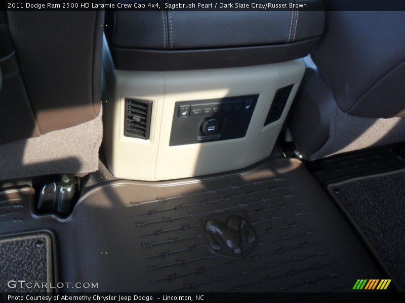 Sagebrush Pearl / Dark Slate Gray/Russet Brown 2011 Dodge Ram 2500 HD Laramie Crew Cab 4x4