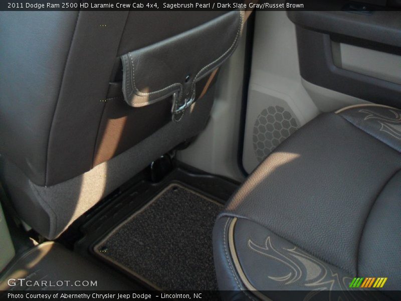 Sagebrush Pearl / Dark Slate Gray/Russet Brown 2011 Dodge Ram 2500 HD Laramie Crew Cab 4x4