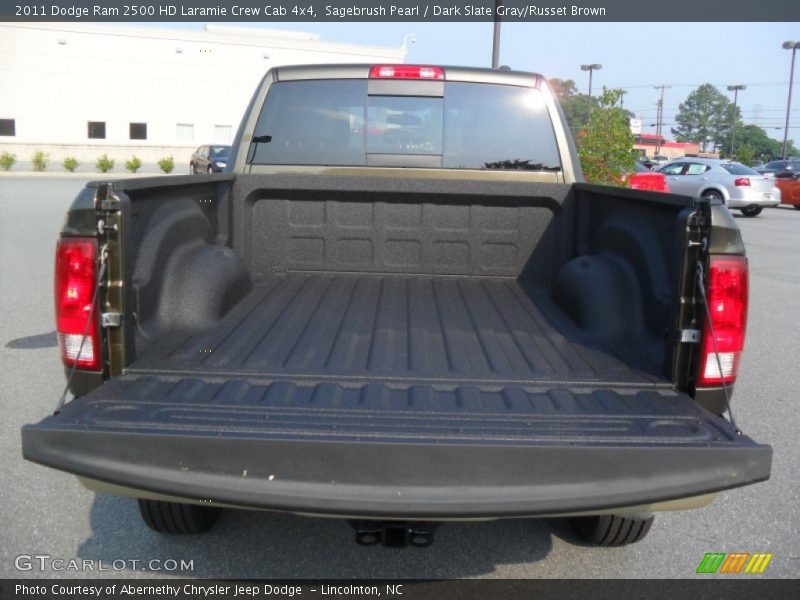 Sagebrush Pearl / Dark Slate Gray/Russet Brown 2011 Dodge Ram 2500 HD Laramie Crew Cab 4x4