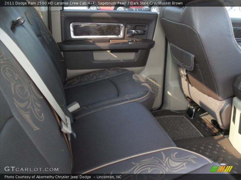 Sagebrush Pearl / Dark Slate Gray/Russet Brown 2011 Dodge Ram 2500 HD Laramie Crew Cab 4x4