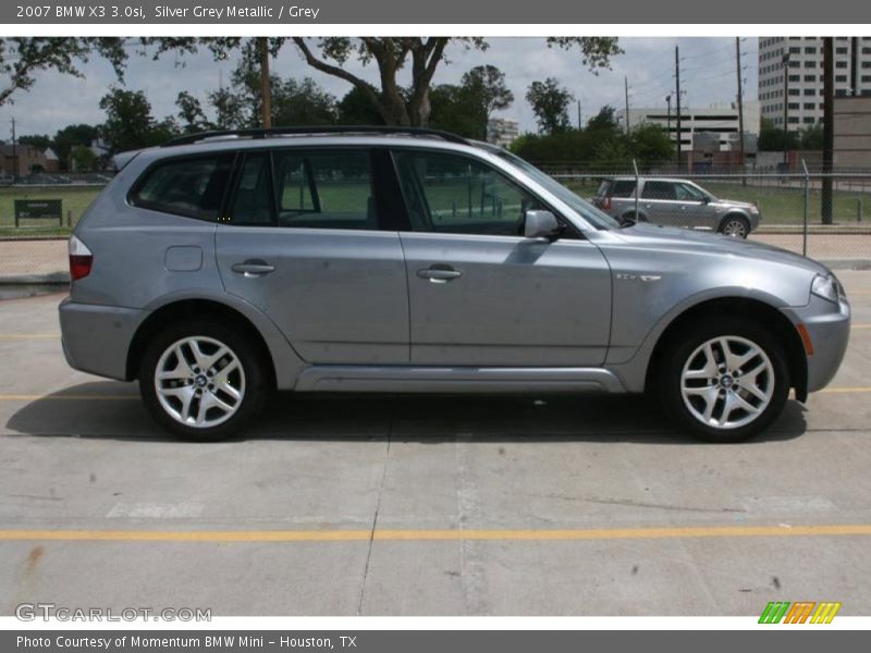 Silver Grey Metallic / Grey 2007 BMW X3 3.0si