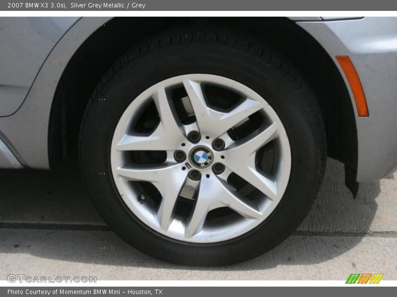 Silver Grey Metallic / Grey 2007 BMW X3 3.0si