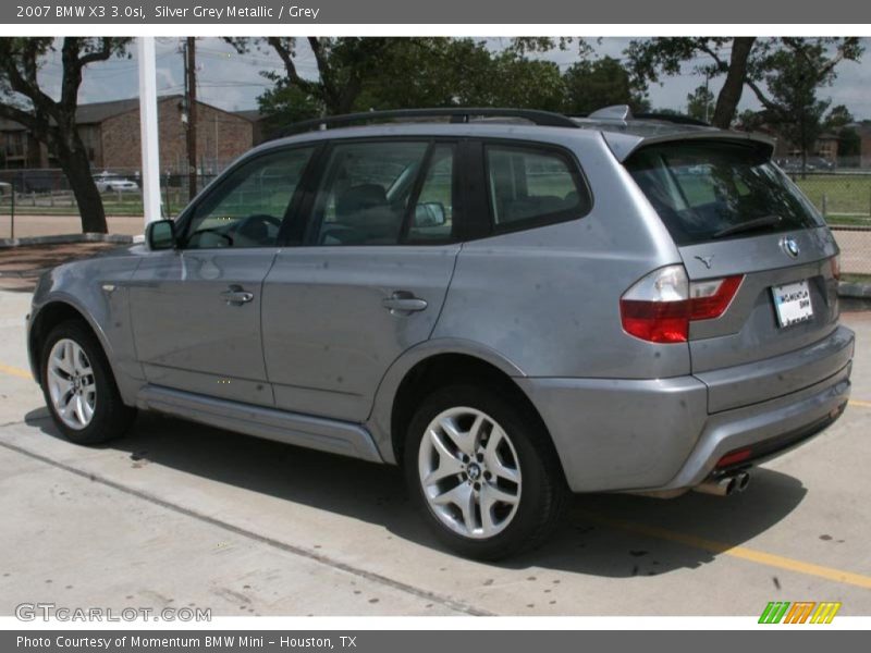Silver Grey Metallic / Grey 2007 BMW X3 3.0si