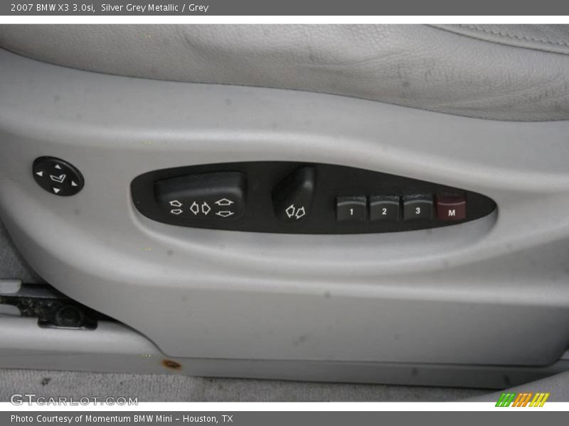 Silver Grey Metallic / Grey 2007 BMW X3 3.0si