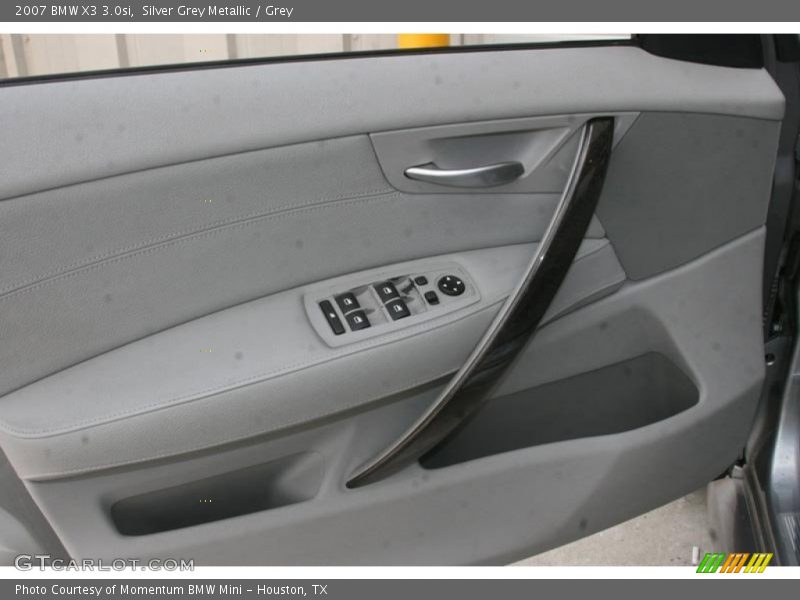 Silver Grey Metallic / Grey 2007 BMW X3 3.0si