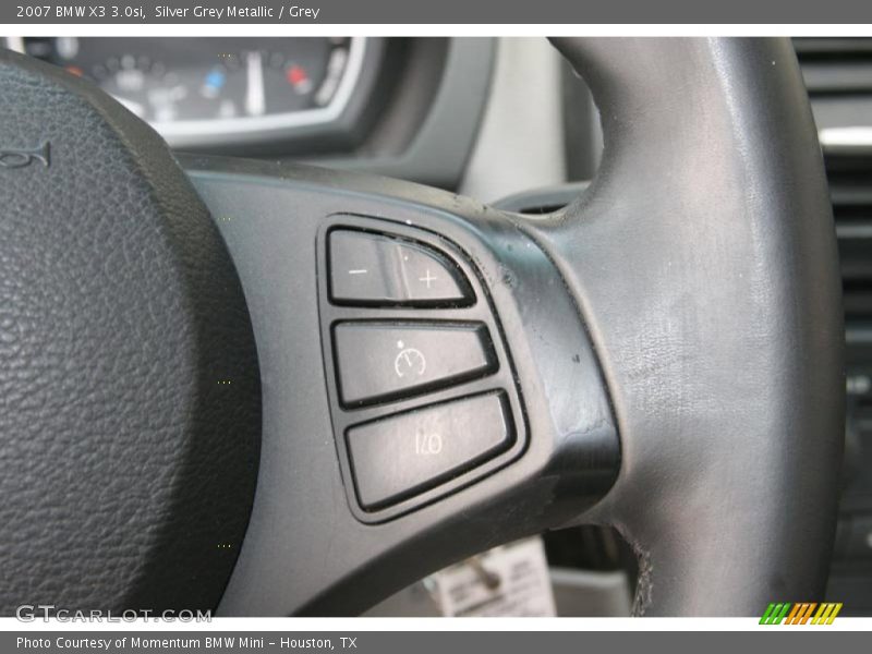 Silver Grey Metallic / Grey 2007 BMW X3 3.0si
