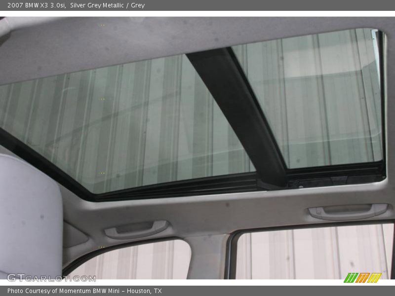 Silver Grey Metallic / Grey 2007 BMW X3 3.0si