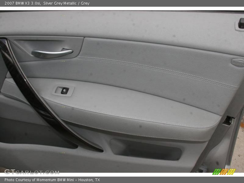 Silver Grey Metallic / Grey 2007 BMW X3 3.0si