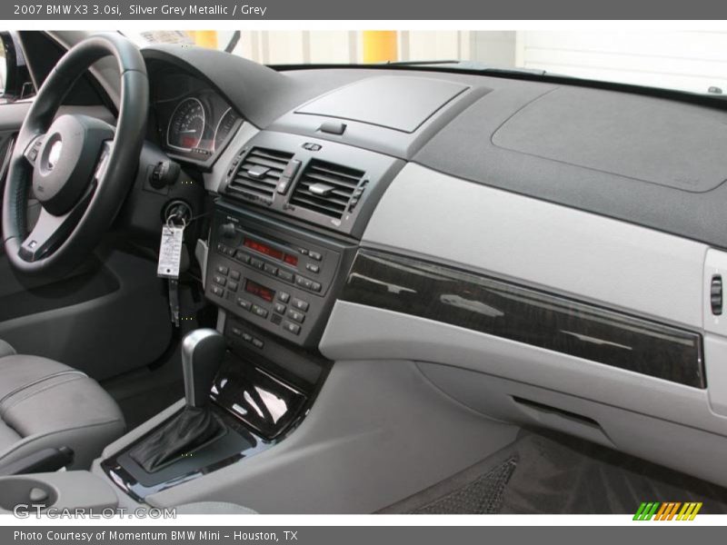 Silver Grey Metallic / Grey 2007 BMW X3 3.0si