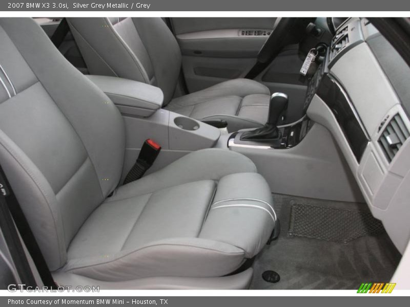 Silver Grey Metallic / Grey 2007 BMW X3 3.0si
