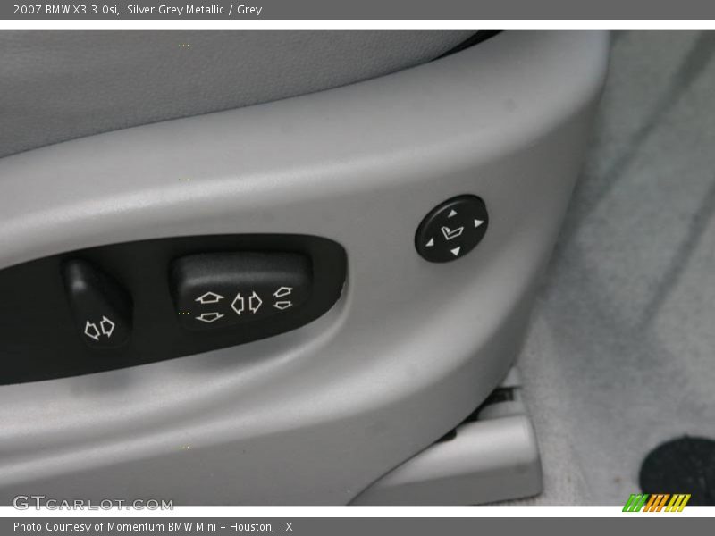 Silver Grey Metallic / Grey 2007 BMW X3 3.0si