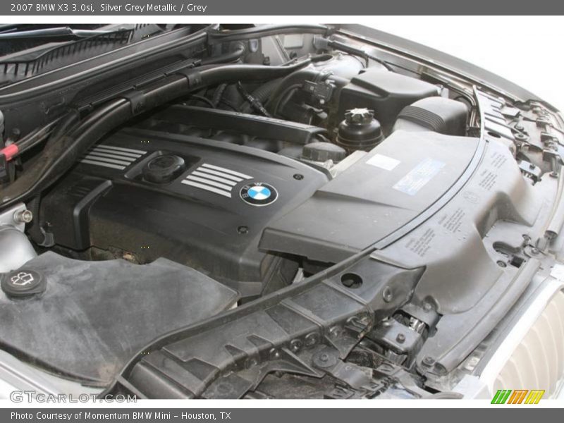 Silver Grey Metallic / Grey 2007 BMW X3 3.0si