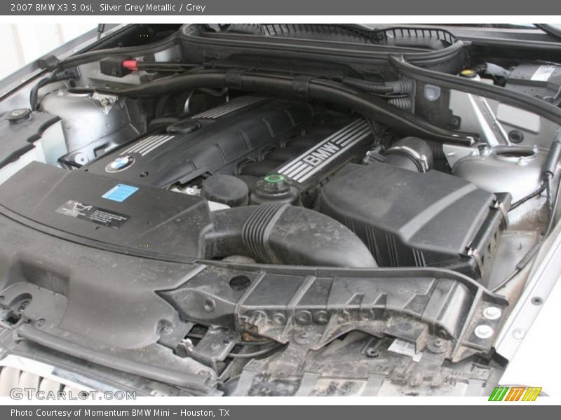 Silver Grey Metallic / Grey 2007 BMW X3 3.0si