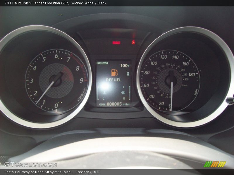  2011 Lancer Evolution GSR GSR Gauges