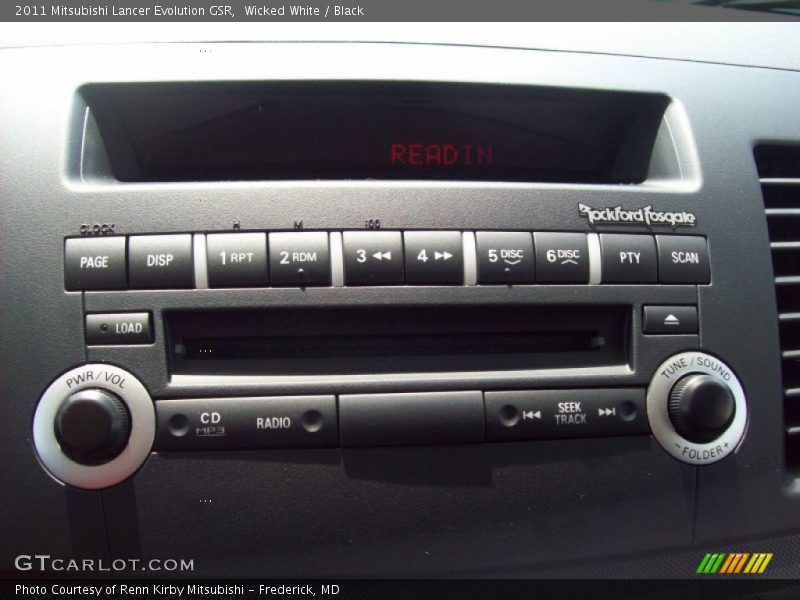 Wicked White / Black 2011 Mitsubishi Lancer Evolution GSR