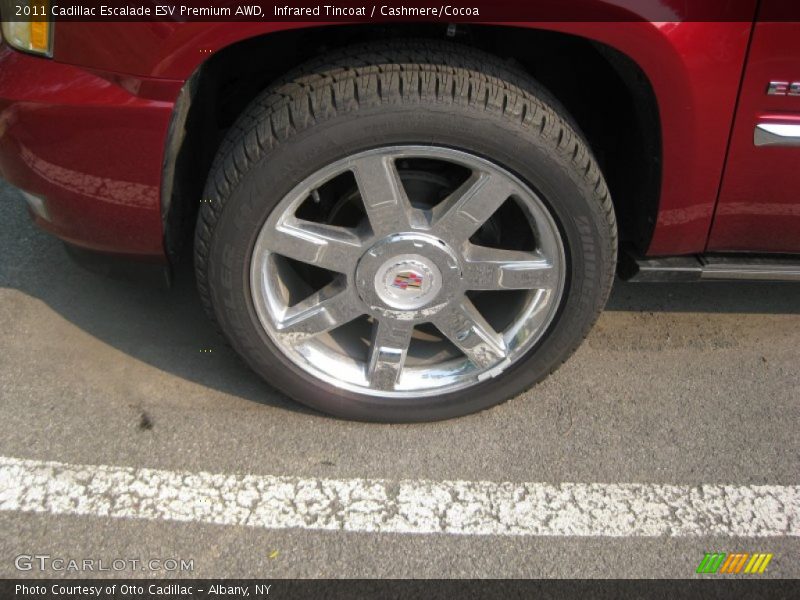 Infrared Tincoat / Cashmere/Cocoa 2011 Cadillac Escalade ESV Premium AWD