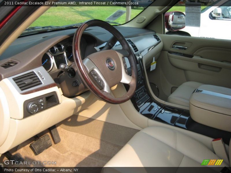 Infrared Tincoat / Cashmere/Cocoa 2011 Cadillac Escalade ESV Premium AWD