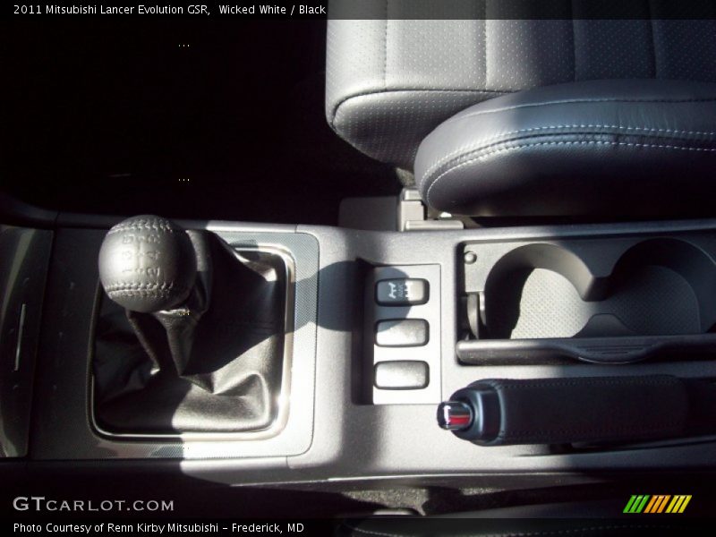 Wicked White / Black 2011 Mitsubishi Lancer Evolution GSR
