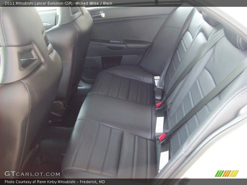  2011 Lancer Evolution GSR Black Interior
