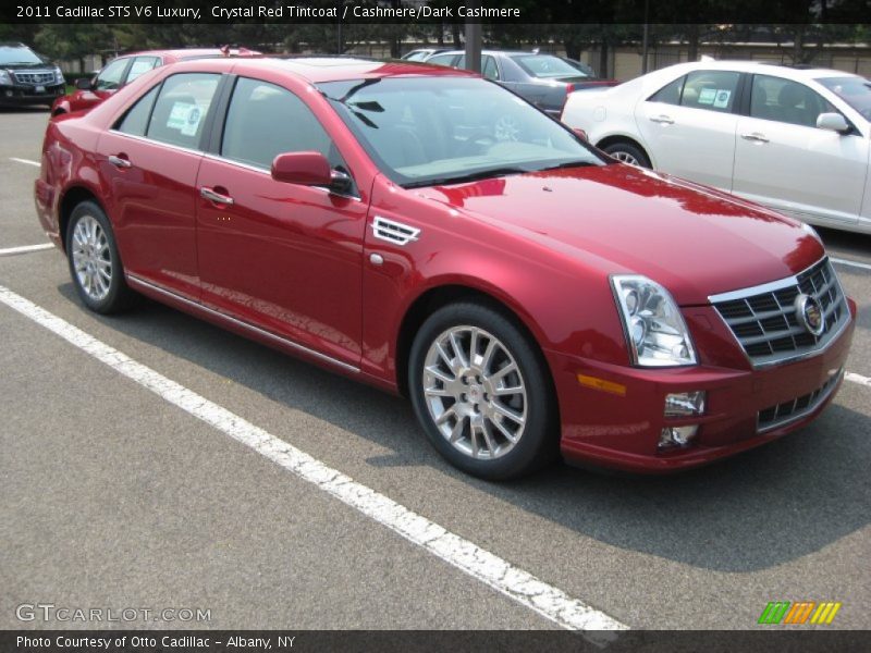 Crystal Red Tintcoat / Cashmere/Dark Cashmere 2011 Cadillac STS V6 Luxury