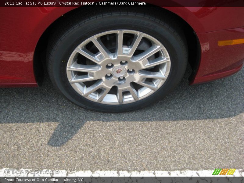 Crystal Red Tintcoat / Cashmere/Dark Cashmere 2011 Cadillac STS V6 Luxury