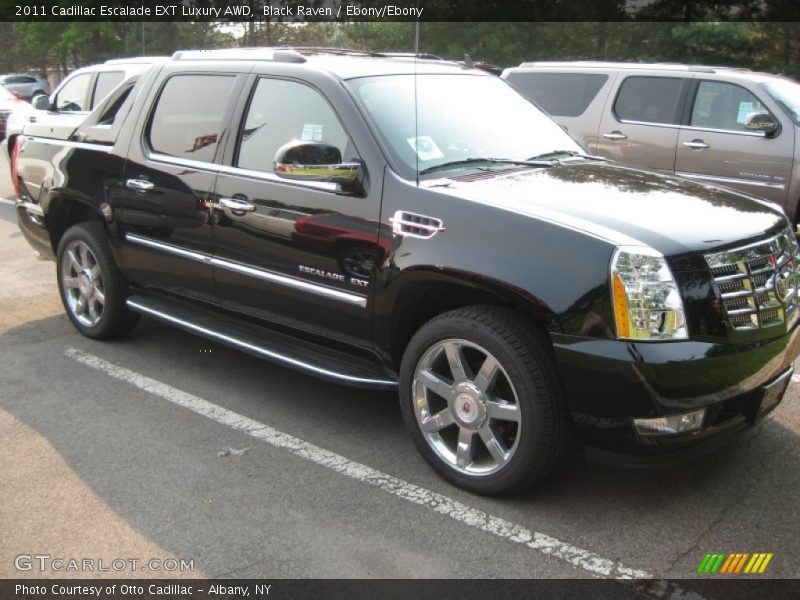 Black Raven / Ebony/Ebony 2011 Cadillac Escalade EXT Luxury AWD