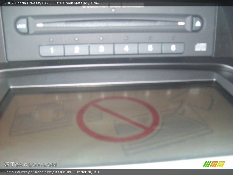 Slate Green Metallic / Gray 2007 Honda Odyssey EX-L