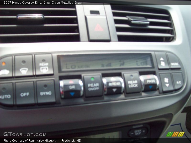 Slate Green Metallic / Gray 2007 Honda Odyssey EX-L