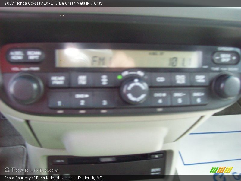 Slate Green Metallic / Gray 2007 Honda Odyssey EX-L