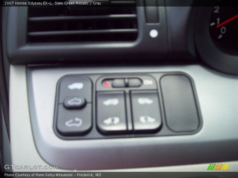 Slate Green Metallic / Gray 2007 Honda Odyssey EX-L