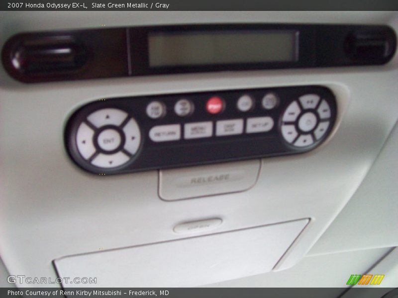 Slate Green Metallic / Gray 2007 Honda Odyssey EX-L