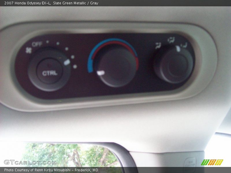 Slate Green Metallic / Gray 2007 Honda Odyssey EX-L