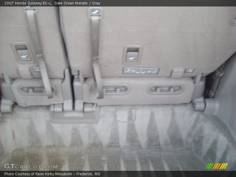 Slate Green Metallic / Gray 2007 Honda Odyssey EX-L
