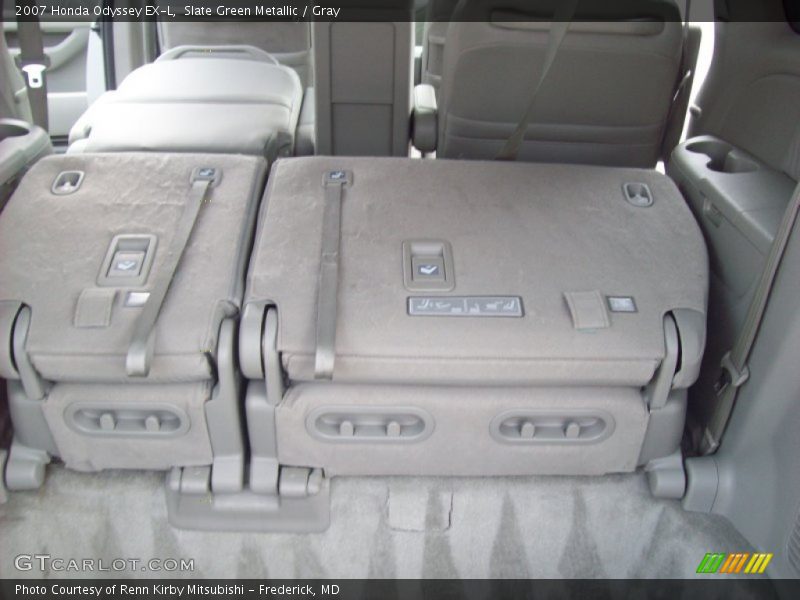 Slate Green Metallic / Gray 2007 Honda Odyssey EX-L