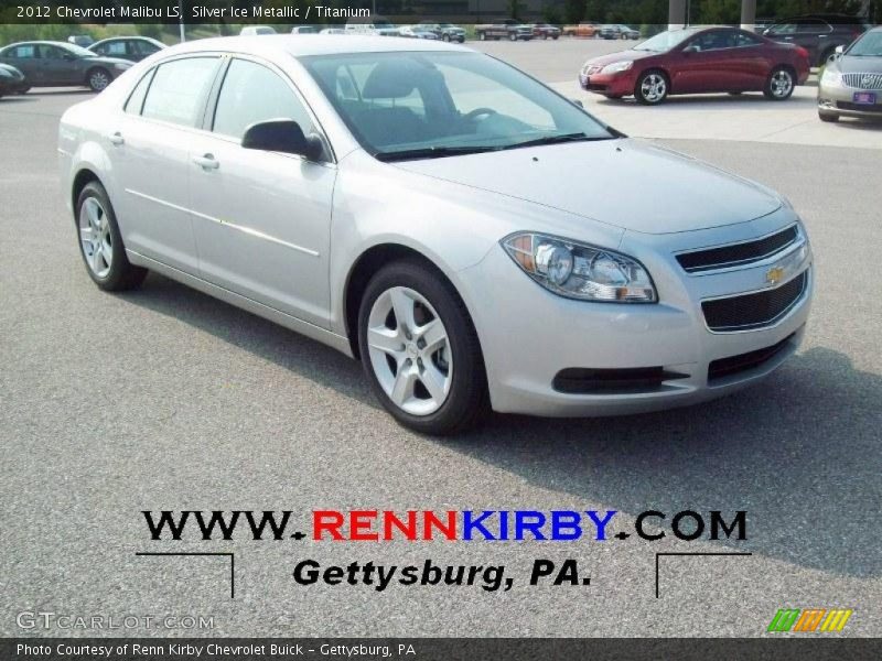 Silver Ice Metallic / Titanium 2012 Chevrolet Malibu LS