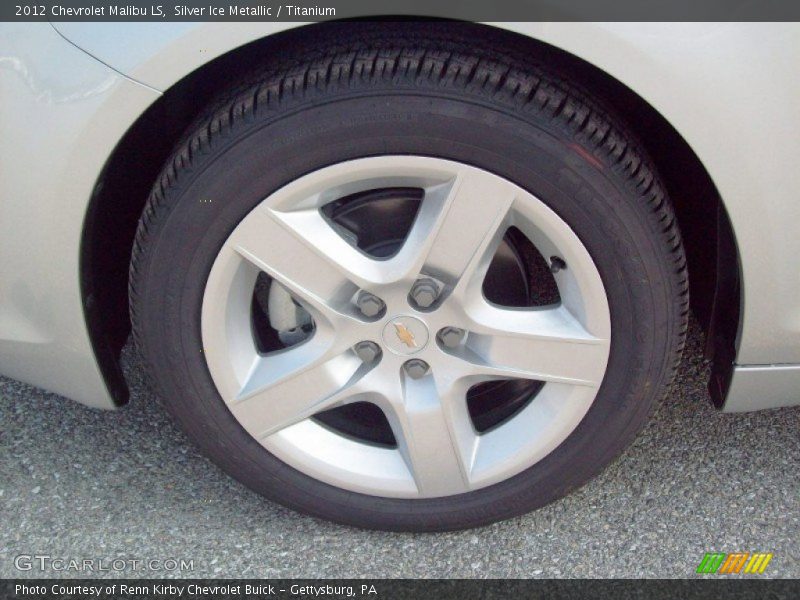 Silver Ice Metallic / Titanium 2012 Chevrolet Malibu LS