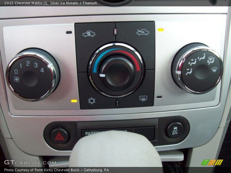 Controls of 2012 Malibu LS