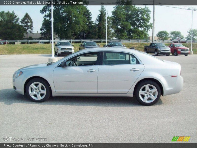 Silver Ice Metallic / Titanium 2012 Chevrolet Malibu LS