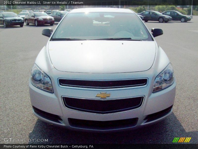 Silver Ice Metallic / Titanium 2012 Chevrolet Malibu LS