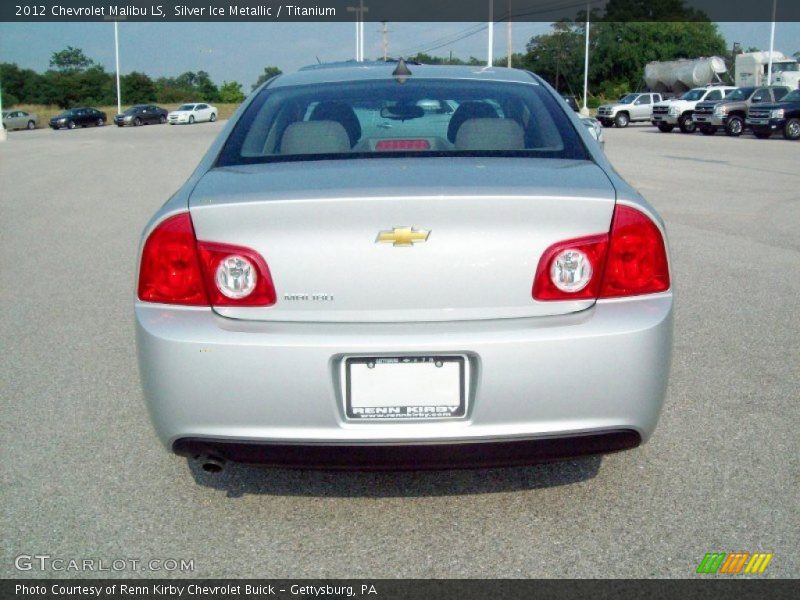 Silver Ice Metallic / Titanium 2012 Chevrolet Malibu LS