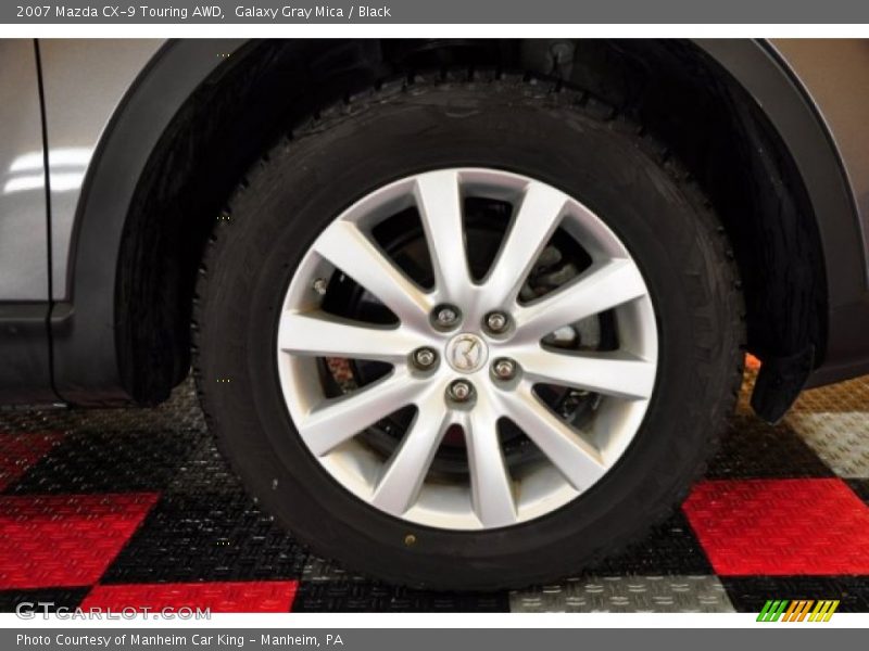 Galaxy Gray Mica / Black 2007 Mazda CX-9 Touring AWD