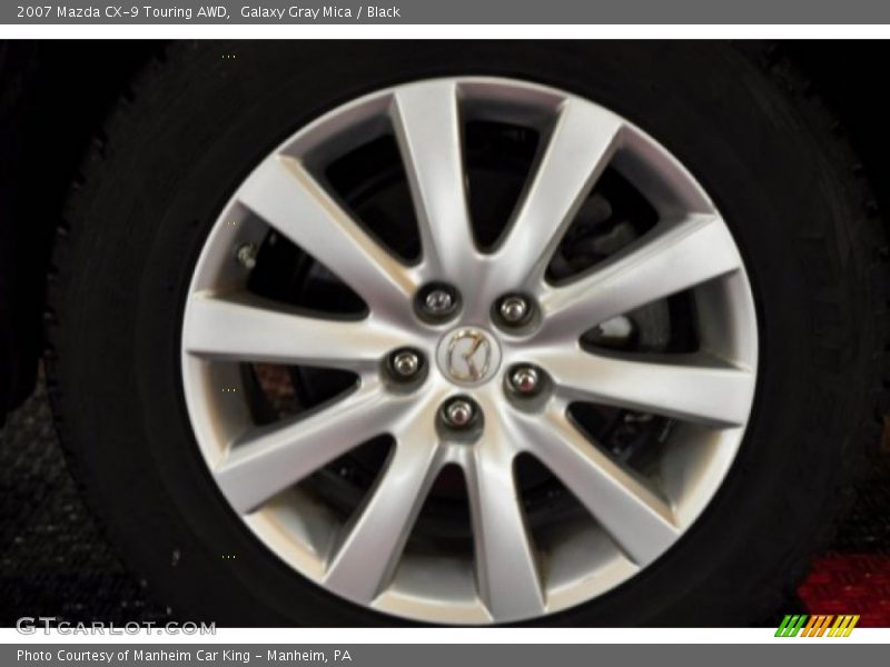 Galaxy Gray Mica / Black 2007 Mazda CX-9 Touring AWD