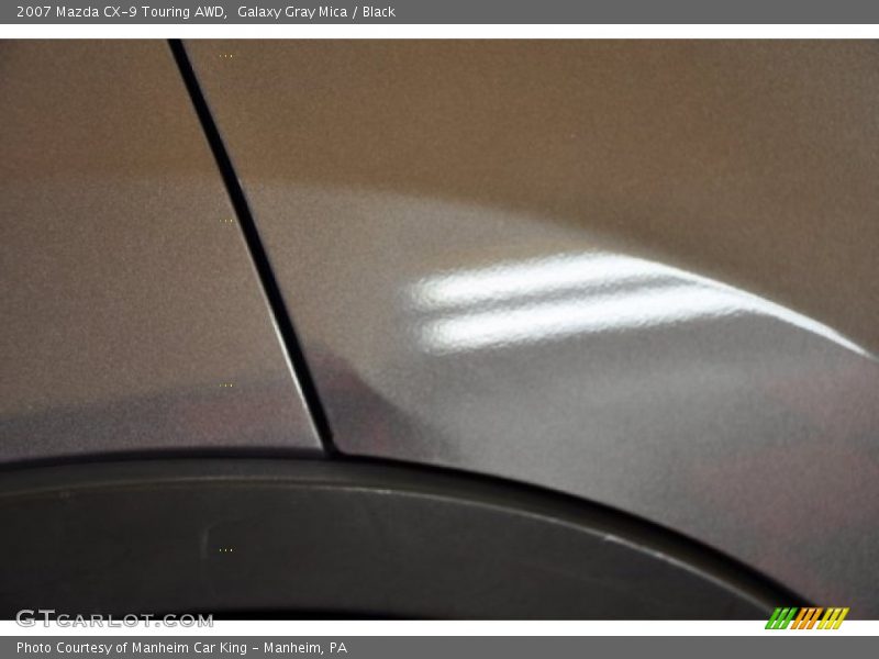 Galaxy Gray Mica / Black 2007 Mazda CX-9 Touring AWD