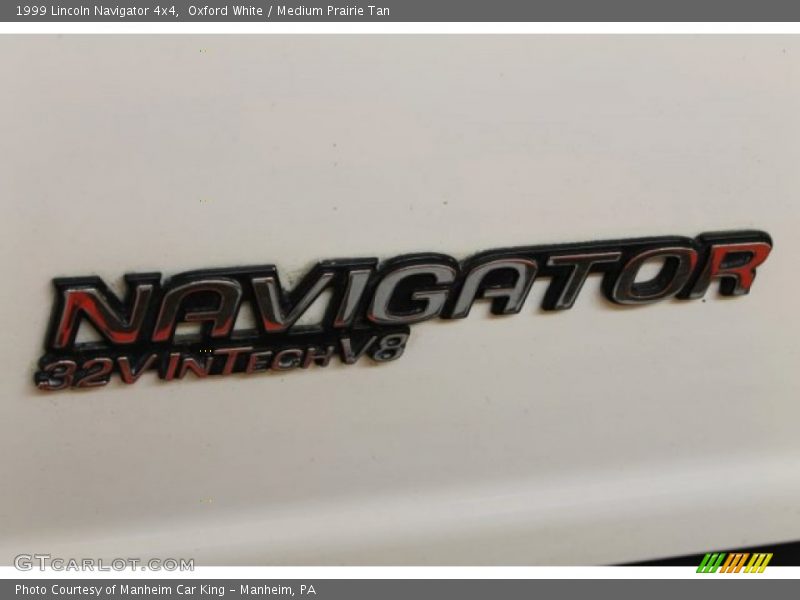 Oxford White / Medium Prairie Tan 1999 Lincoln Navigator 4x4