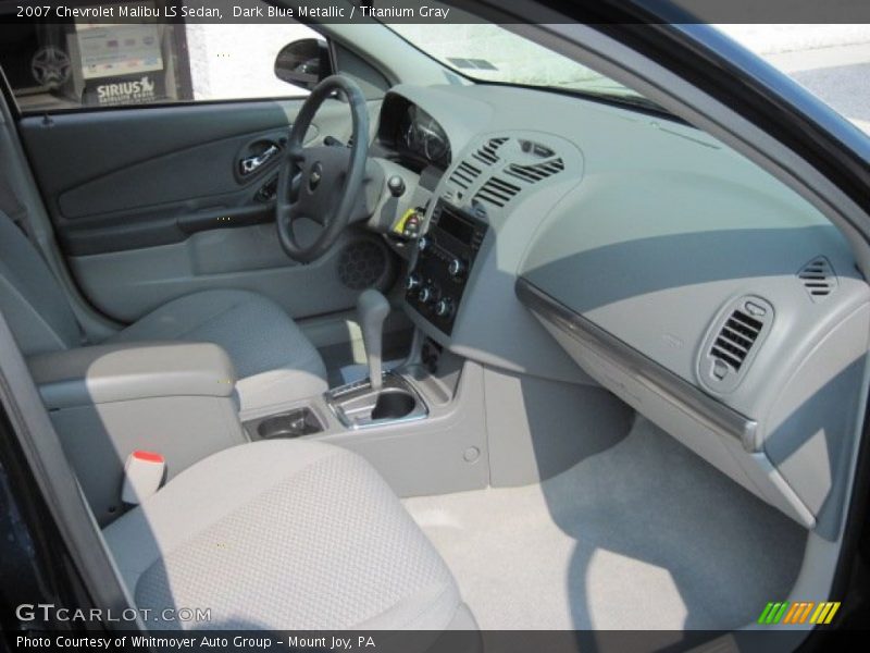 Dark Blue Metallic / Titanium Gray 2007 Chevrolet Malibu LS Sedan