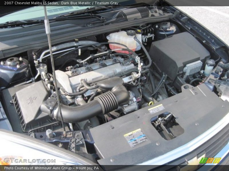 Dark Blue Metallic / Titanium Gray 2007 Chevrolet Malibu LS Sedan