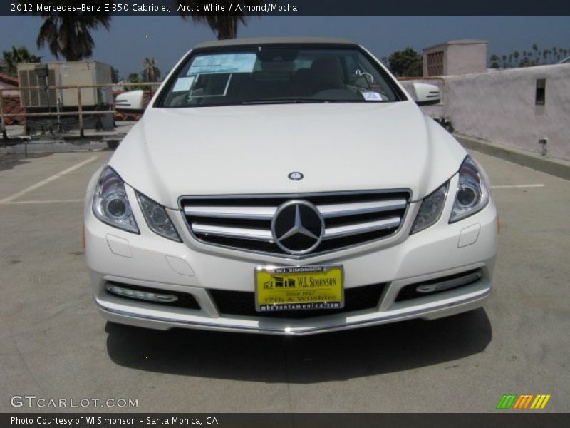 Arctic White / Almond/Mocha 2012 Mercedes-Benz E 350 Cabriolet