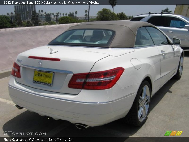 Arctic White / Almond/Mocha 2012 Mercedes-Benz E 350 Cabriolet