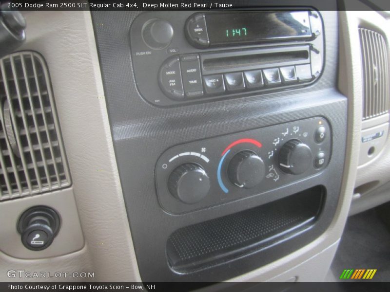 Controls of 2005 Ram 2500 SLT Regular Cab 4x4