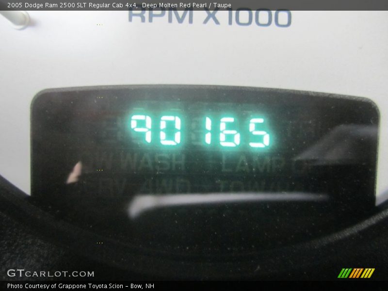 Deep Molten Red Pearl / Taupe 2005 Dodge Ram 2500 SLT Regular Cab 4x4